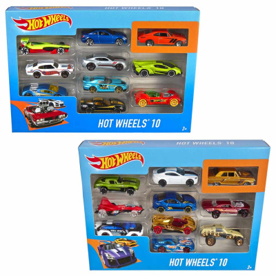 Подарочный набор из 10 машинок Hot Wheels 54886